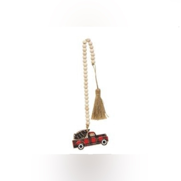 *Red Buffalo Check Truck Beaded Strand - Picture 12 of 13